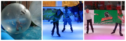 Lara tries to orb and Sarina Ben and Zoe ice skate