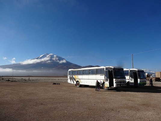 The Bolivian Chilean border