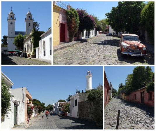 The gorgeous streets of Colonia where you really feel you have stepped back in time