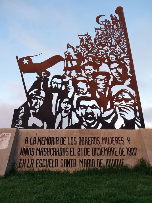 The Iquique Massacre memorial in La Serena