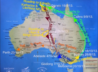 Our Aussie adventure on planes trains and automobiles (well campervans to be more precise! 