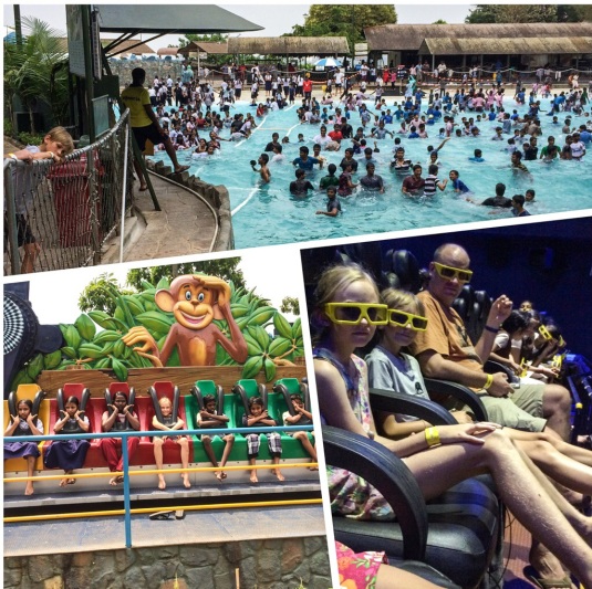 Wonderla!! swimming rides and a hilarious 5D movie that had the whole audience shrieking like i have never heard! 