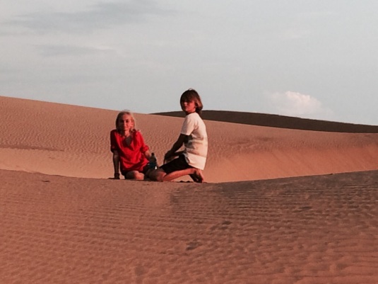 On the Thar Desert dunes this week, near Jaisalmer, Rajhasthan - do you think someone needs a haircut?!